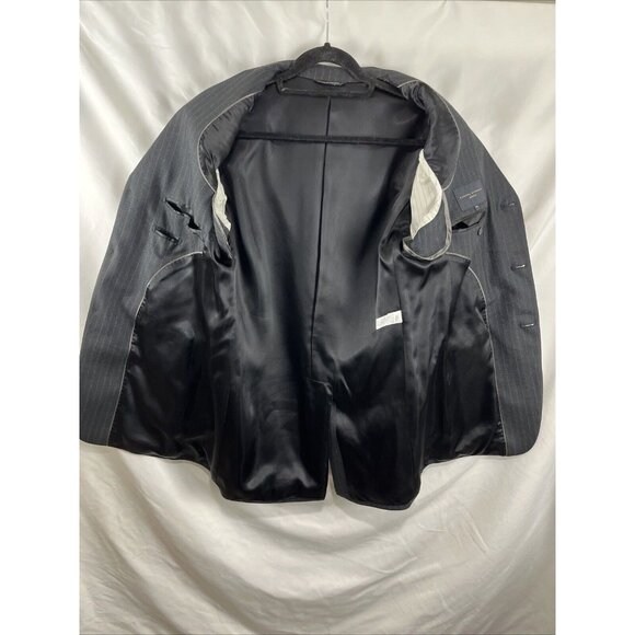 Banana Republic Modern Wool Pinstriped Suit Jacket Mens Size 38R - Picture 7 of 16